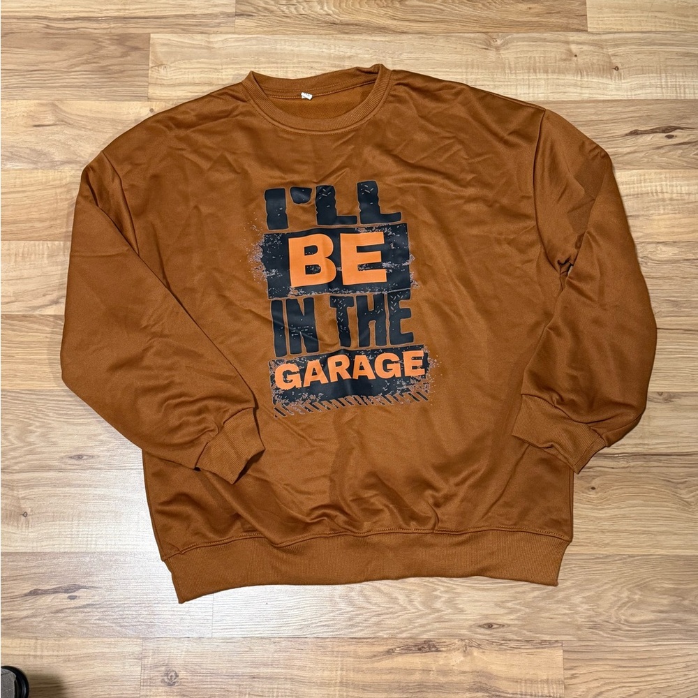 Men's Brown Graphic Sweatshirt